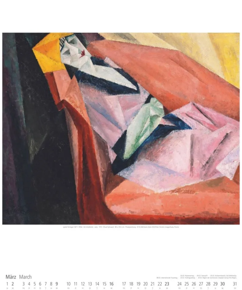 Weingarten Lyonel Feininger Kalender 2025