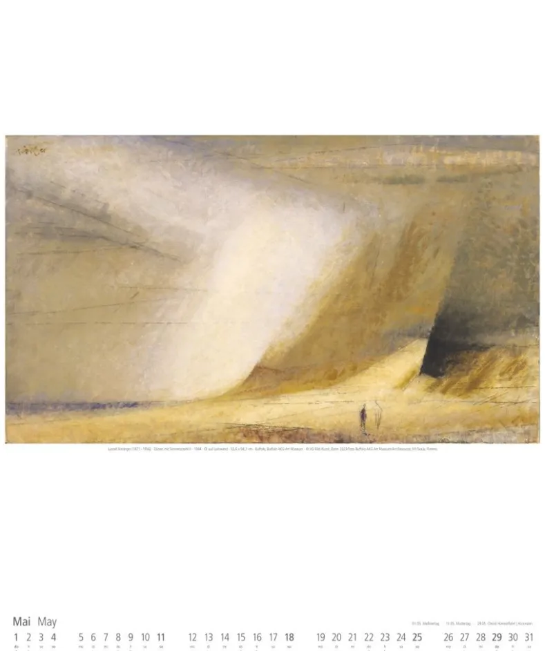 Weingarten Lyonel Feininger Kalender 2025
