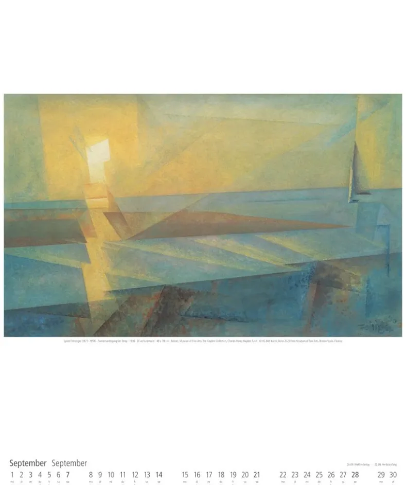 Weingarten Lyonel Feininger Kalender 2025
