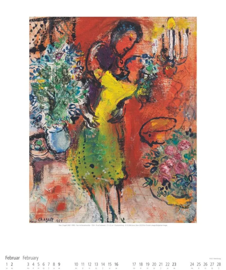 Weingarten Marc Chagall Kalender 2025