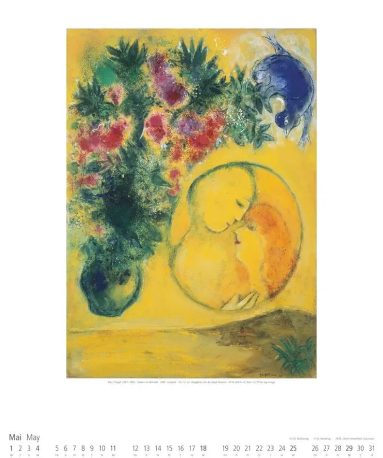 Weingarten Marc Chagall Kalender 2025