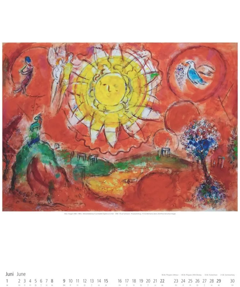 Weingarten Marc Chagall Kalender 2025