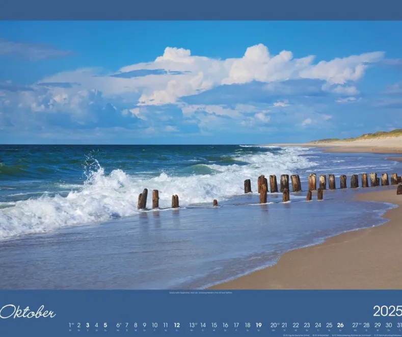 Weingarten Nordsee Kalender 2025