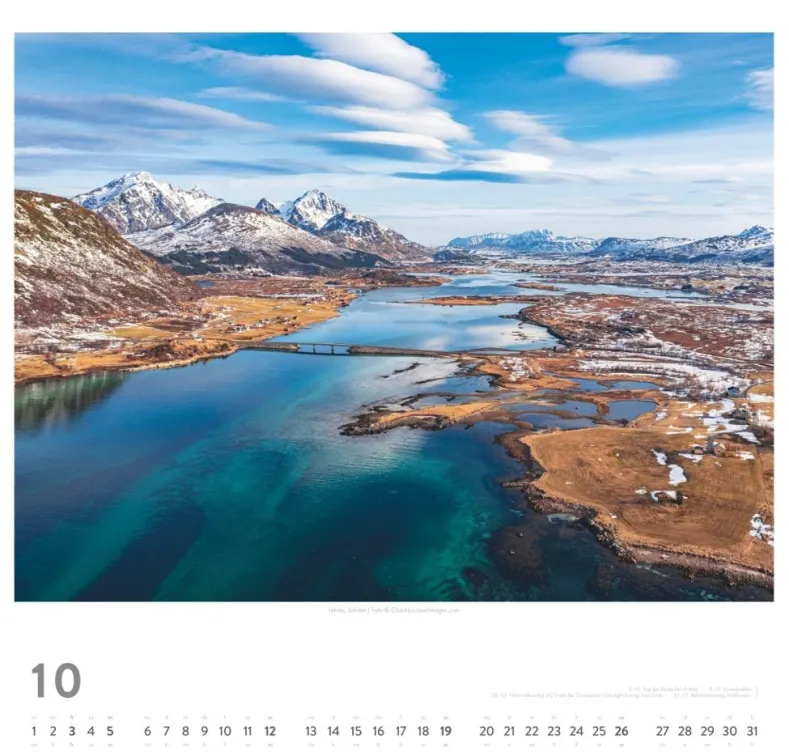 Weingarten Norwegen Kalender 2025