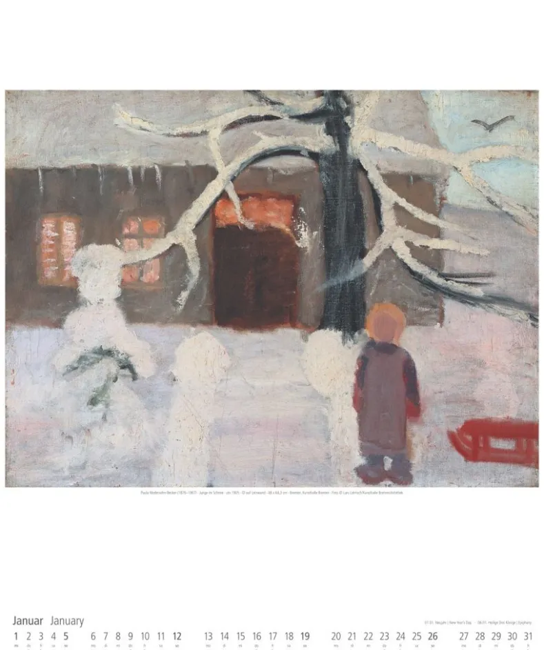 Weingarten Paula Modersohn-Becker Kalender 2025
