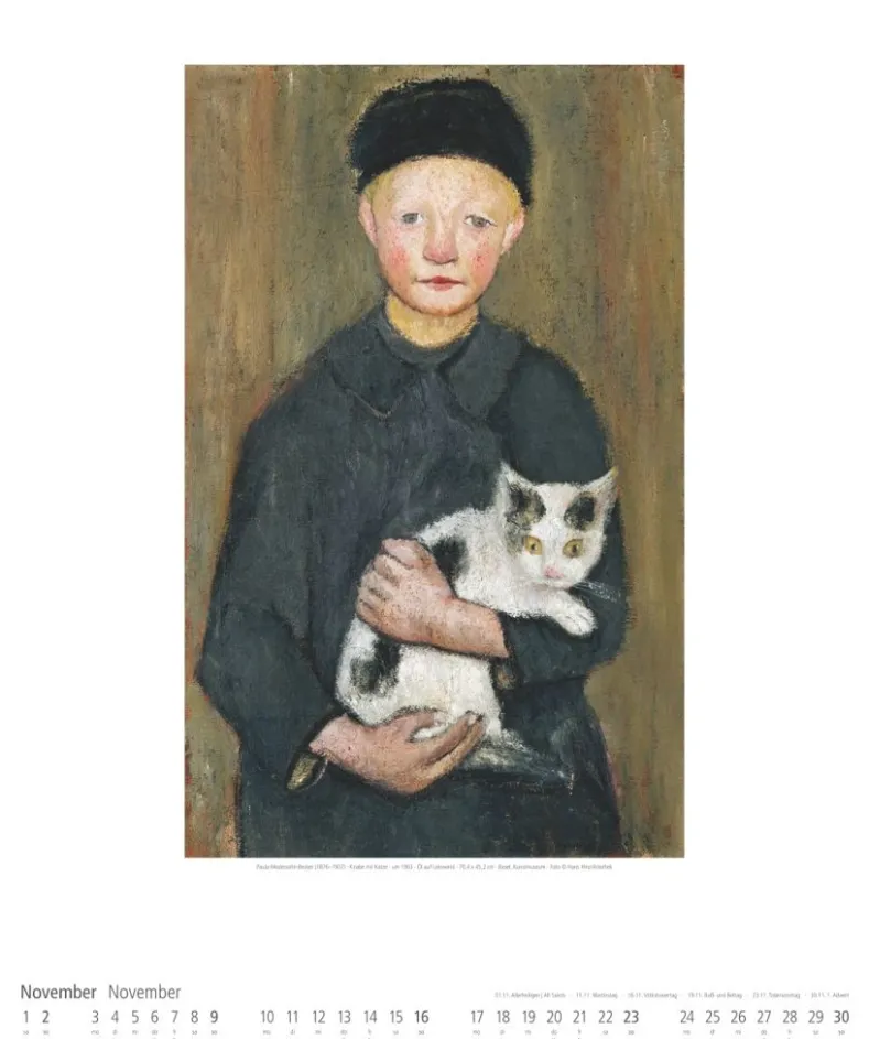 Weingarten Paula Modersohn-Becker Kalender 2025