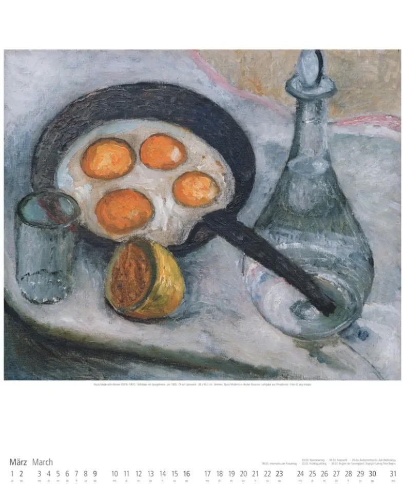 Weingarten Paula Modersohn-Becker Kalender 2025