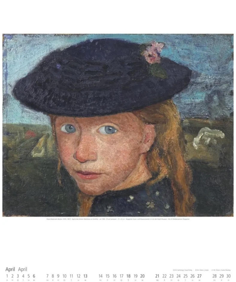 Weingarten Paula Modersohn-Becker Kalender 2025