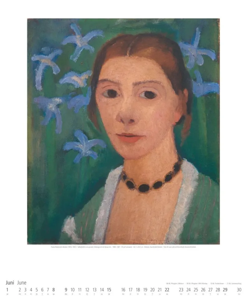 Weingarten Paula Modersohn-Becker Kalender 2025