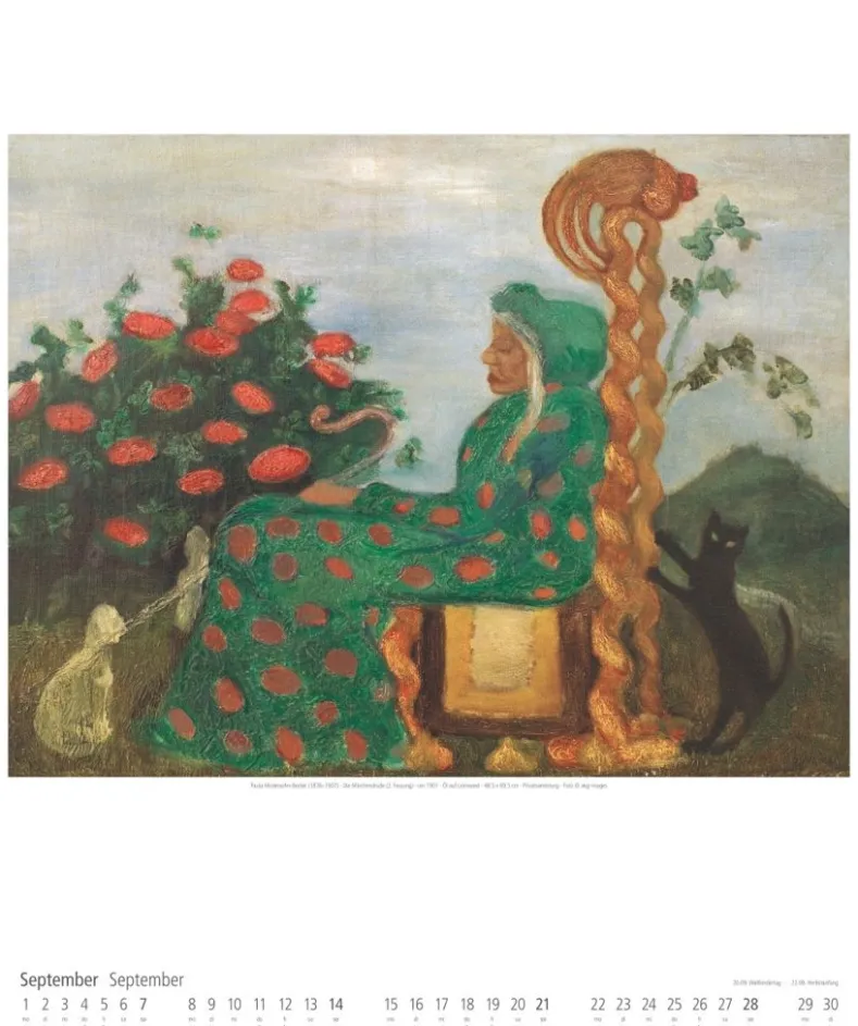 Weingarten Paula Modersohn-Becker Kalender 2025