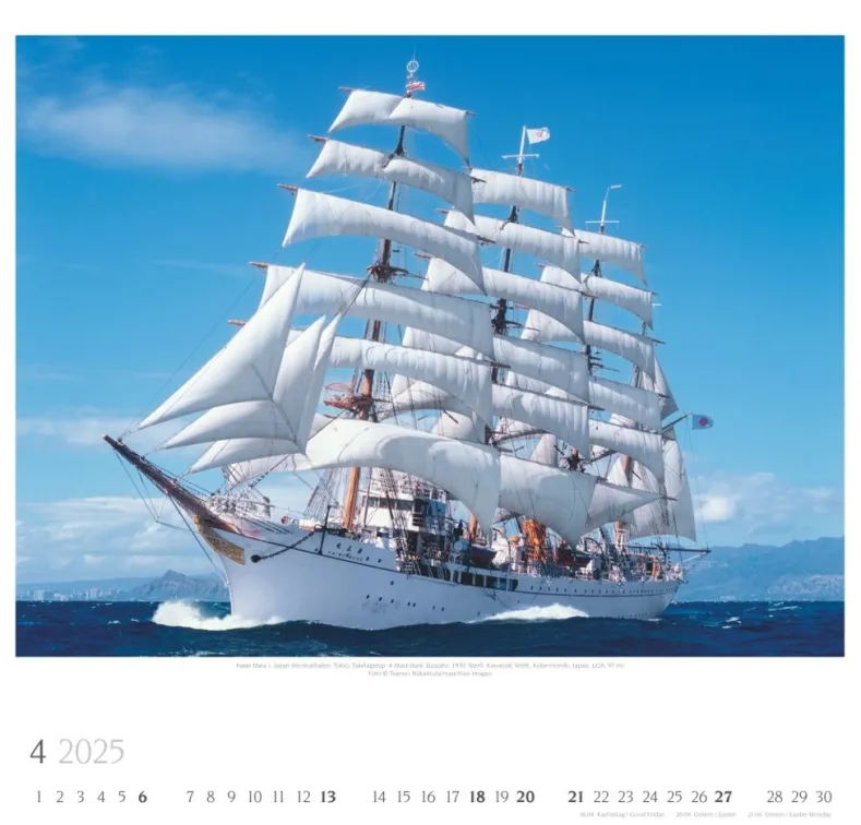 Weingarten Tall Ships Kalender 2025