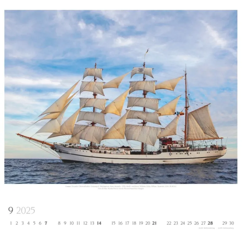 Weingarten Tall Ships Kalender 2025