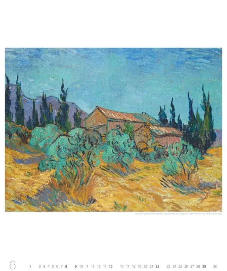Weingarten Vincent Van Gogh Edition Kalender 2025