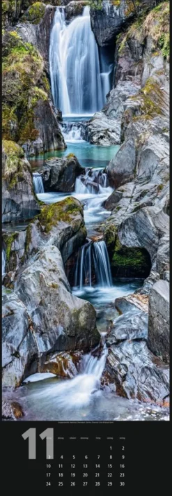 Weingarten Wasserfalle Kalender 2025