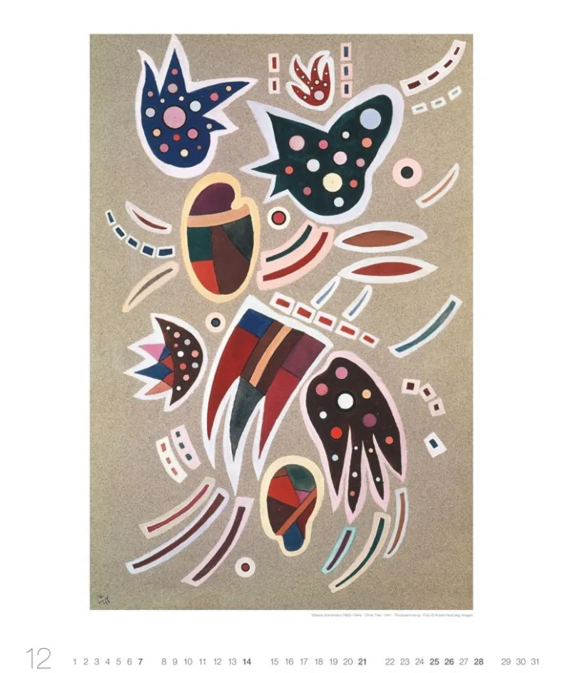 Weingarten Wassily Kandinsky Edition Kalender 2025
