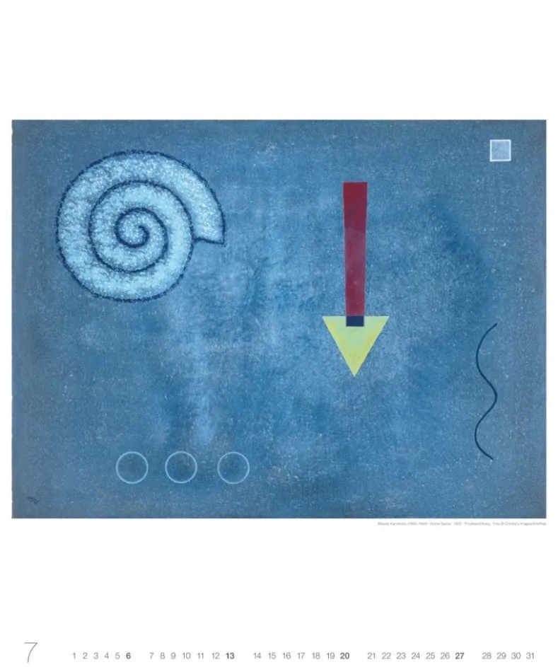 Weingarten Wassily Kandinsky Edition Kalender 2025